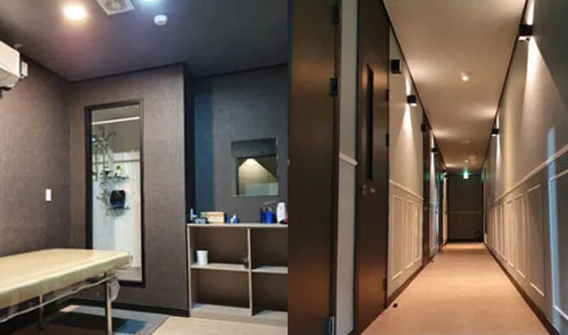 유테라피 마사지 샵 실내 인테리어사진